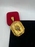 1 GRAM GOLD FORMING RADHA KRISHNA PENDANT FOR MEN DESIGN A-197
