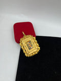 1 GRAM GOLD FORMING BADSHAH RAJWADI PENDANT FOR MEN DESIGN A-274