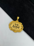 1 GRAM GOLD FORMING JAY THAKAR RAJWADI PENDANT FOR MEN DESIGN A-277