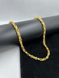 1 GRAM GOLD FORMING INDO ROUND CHAIN FOR MEN DESIGN A-292