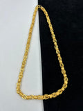 1 GRAM GOLD FORMING INDO ROUND CHAIN FOR MEN DESIGN A-293
