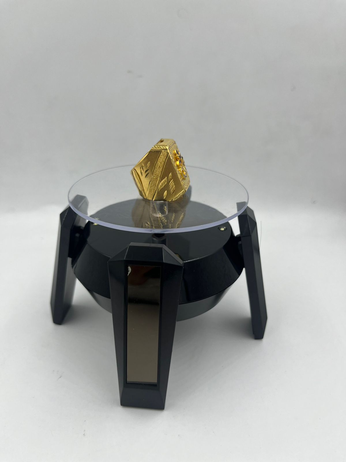 1 GRAM GOLD PLATING OM RING FOR MEN DESIGN A-350