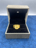 1 GRAM GOLD FORMING OM (AUM) RING FOR MEN DESIGN A-488