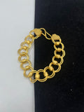 1 GRAM GOLD FORMING ROUND KADI BRACELET FOR MEN DESIGN A-136