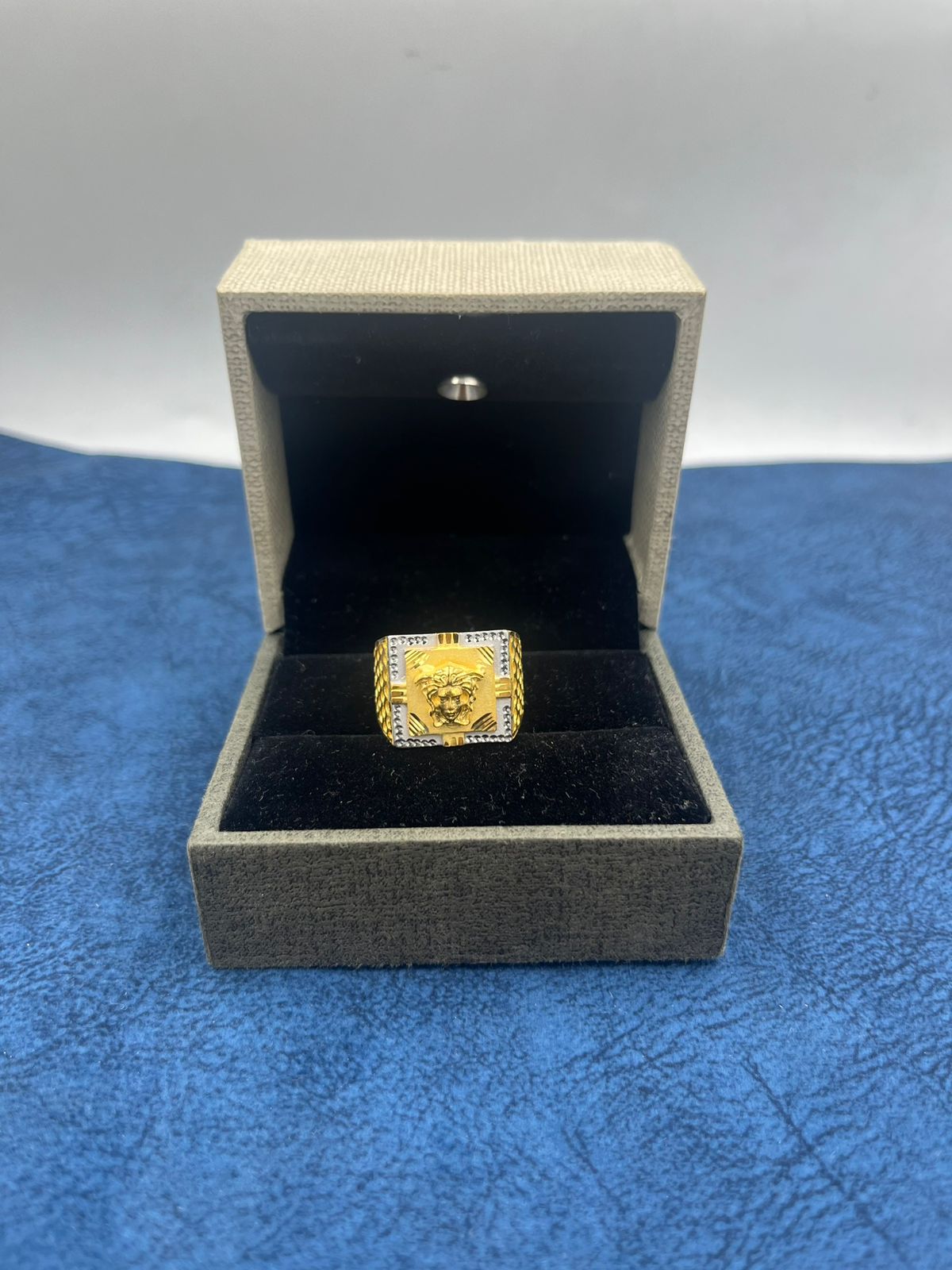 1 GRAM GOLD FORMING VERSACE WOMEN RING FOR MEN DESIGN A-497