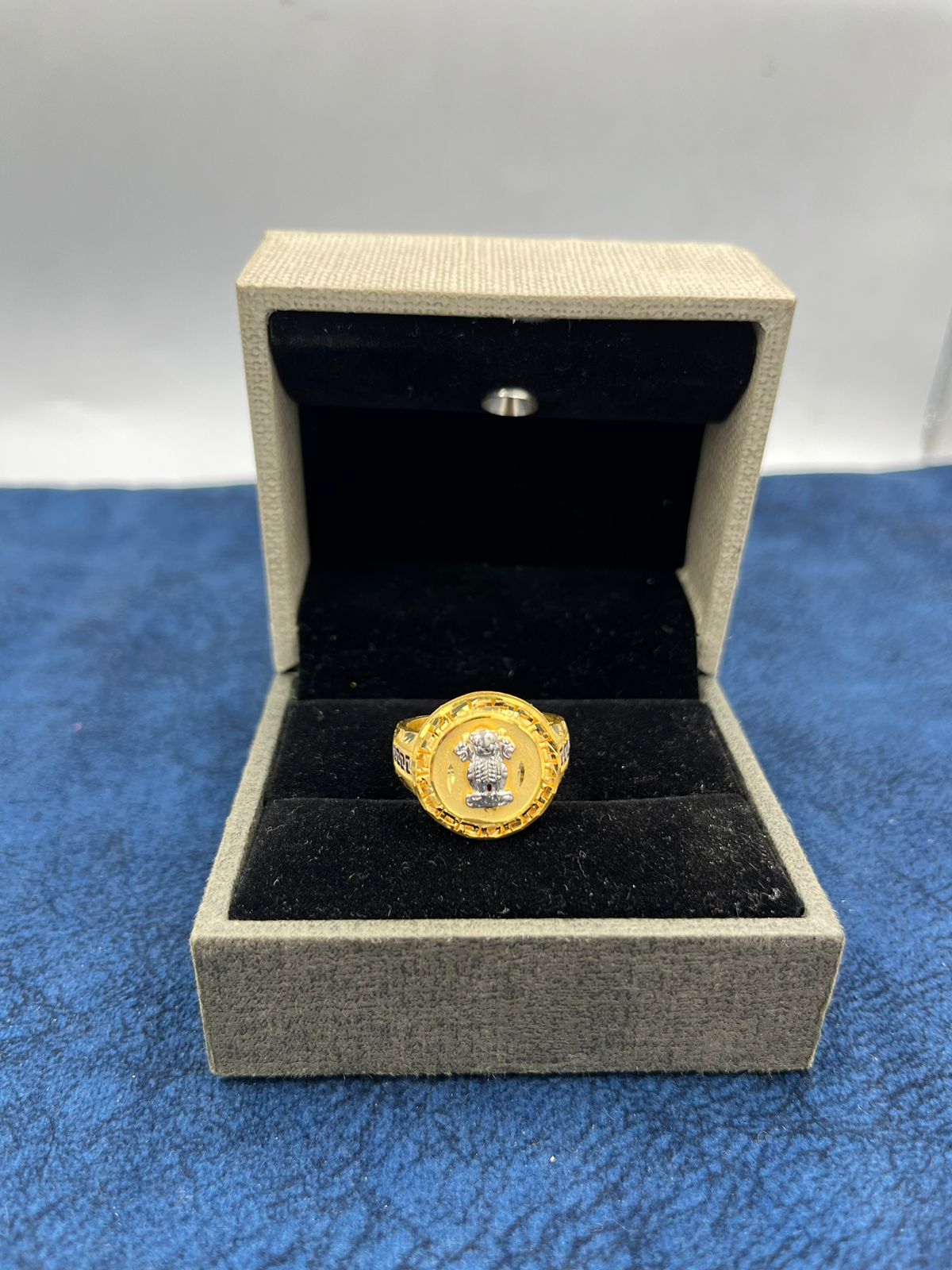 1 GRAM GOLD FORMING MUDRA RING FOR MEN DESIGN A-502