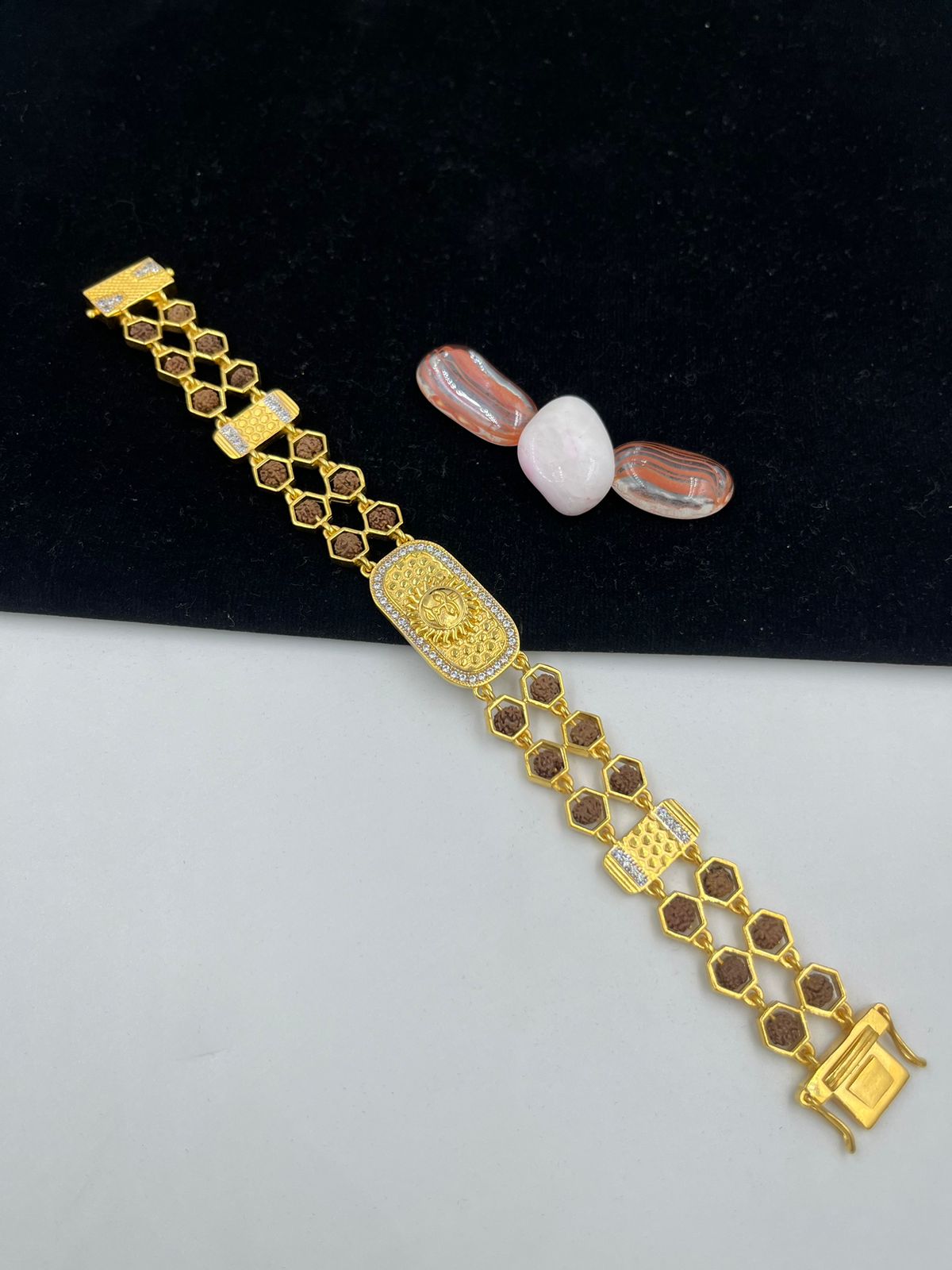 🐣. Offer Xtras! 1 Gram Gold Plated with Diamond Best Quality Rudraksha  Bracelet for Men - Style C542 for ₹2260.… | Rudraksha bracelet, Bracelets  for men, Rudraksha