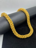 1 GRAM GOLD FORMING GOP KOYLI CHAIN FOR MEN DESIGN A-302