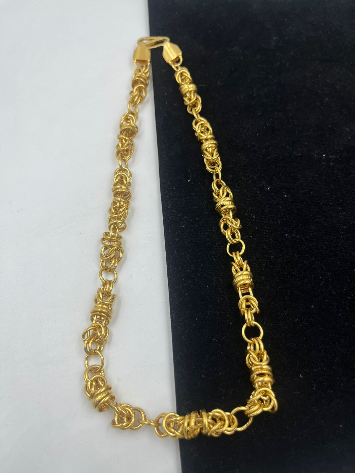 पुरुषों के लिए 1 ग्राम गोल्ड प्लेटेड चेन डिज़ाइन A-310