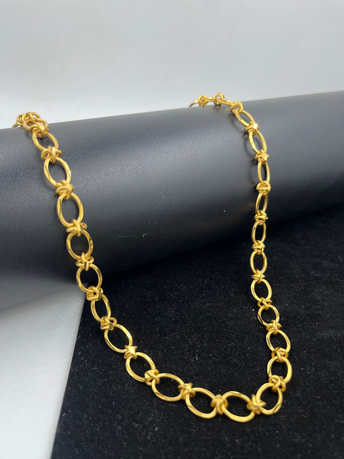 1 GRAM GOLD PLATED CHAIN FOR MEN DESIGN A-319