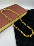 1 GRAM GOLD PLATED CHAIN FOR MEN DESIGN A-337
