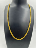 1 GRAM GOLD PLATED CHAIN FOR MEN DESIGN A-347