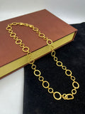 1 GRAM GOLD PLATED CHAIN FOR MEN DESIGN A-349