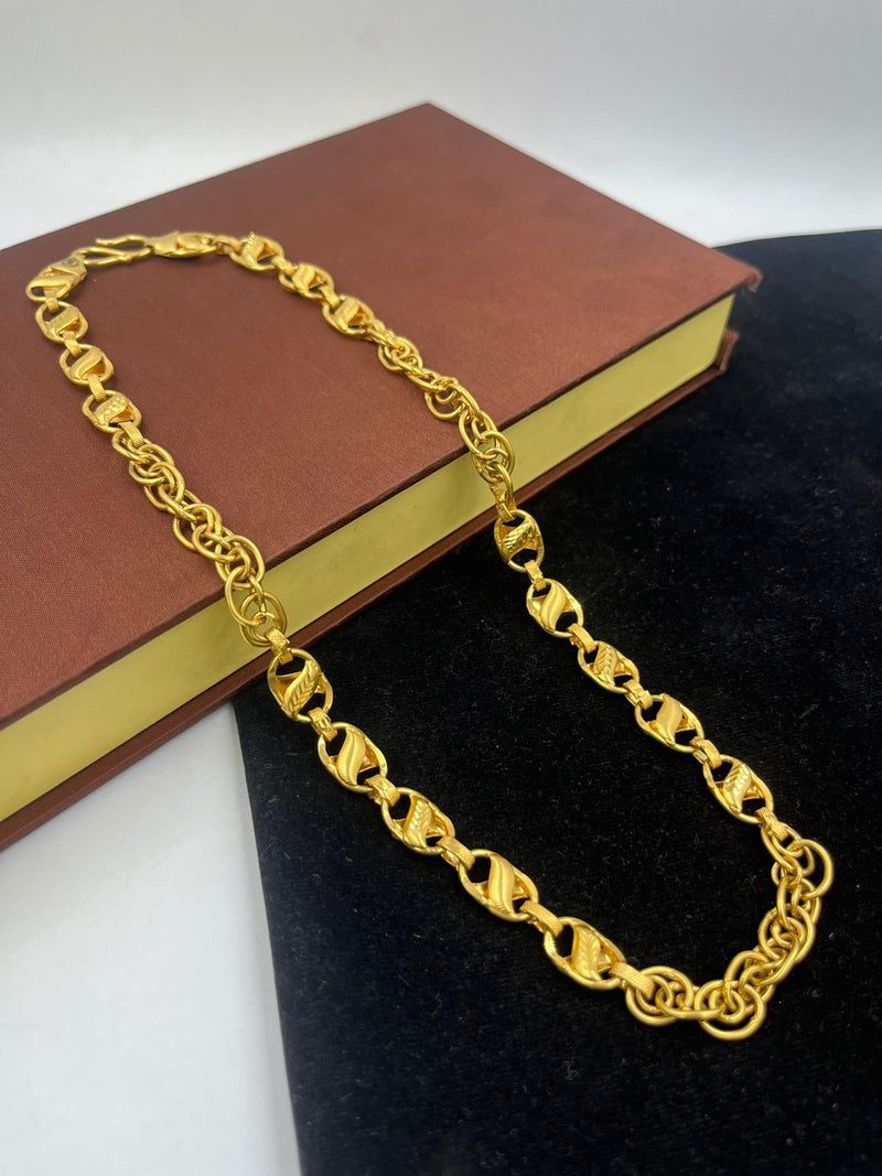 1 GRAM GOLD CHAIN FOR MEN DESIGN A-355