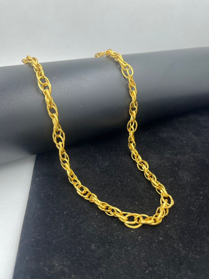 1 GRAM GOLD CHAIN FOR MEN DESIGN A-357