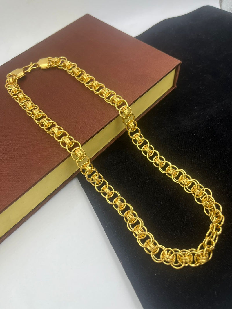 1 GRAM GOLD CHAIN FOR MEN DESIGN A-359