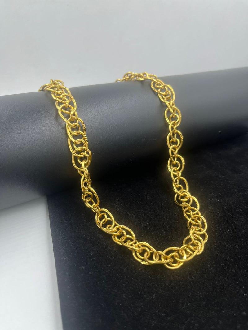 1 GRAM GOLD CHAIN FOR MEN DESIGN A-363