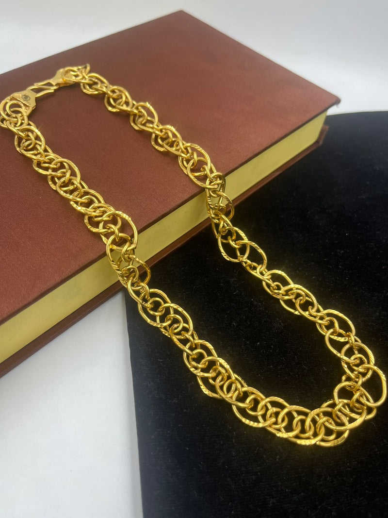 1 GRAM GOLD CHAIN FOR MEN DESIGN A-363