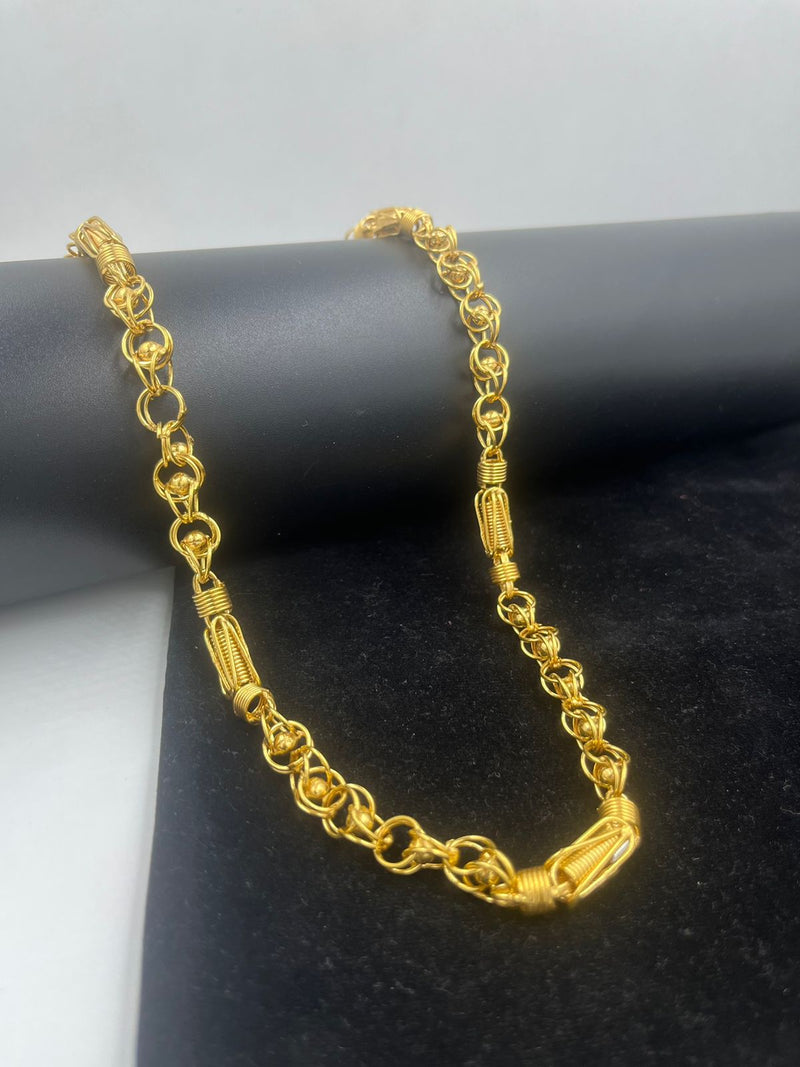 1 GRAM GOLD CHAIN FOR MEN DESIGN A-364