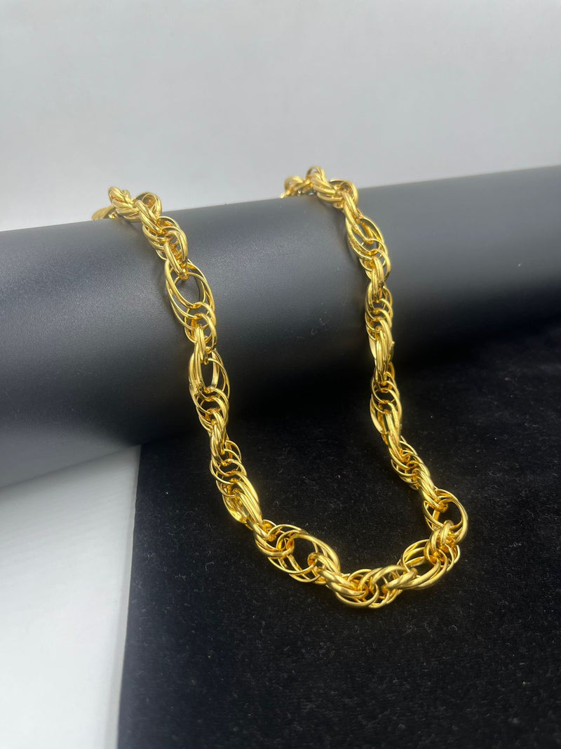 1 GRAM GOLD CHAIN FOR MEN DESIGN A-365