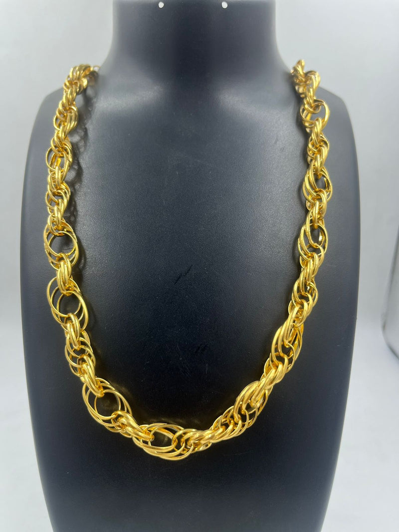 1 GRAM GOLD CHAIN FOR MEN DESIGN A-365