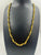 1 GRAM GOLD BLACK RUDRAKSHA MALA FOR MEN DESIGN A-33