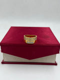 1 GRAM GOLD DIAMOND RING FOR MEN DESIGN A-582