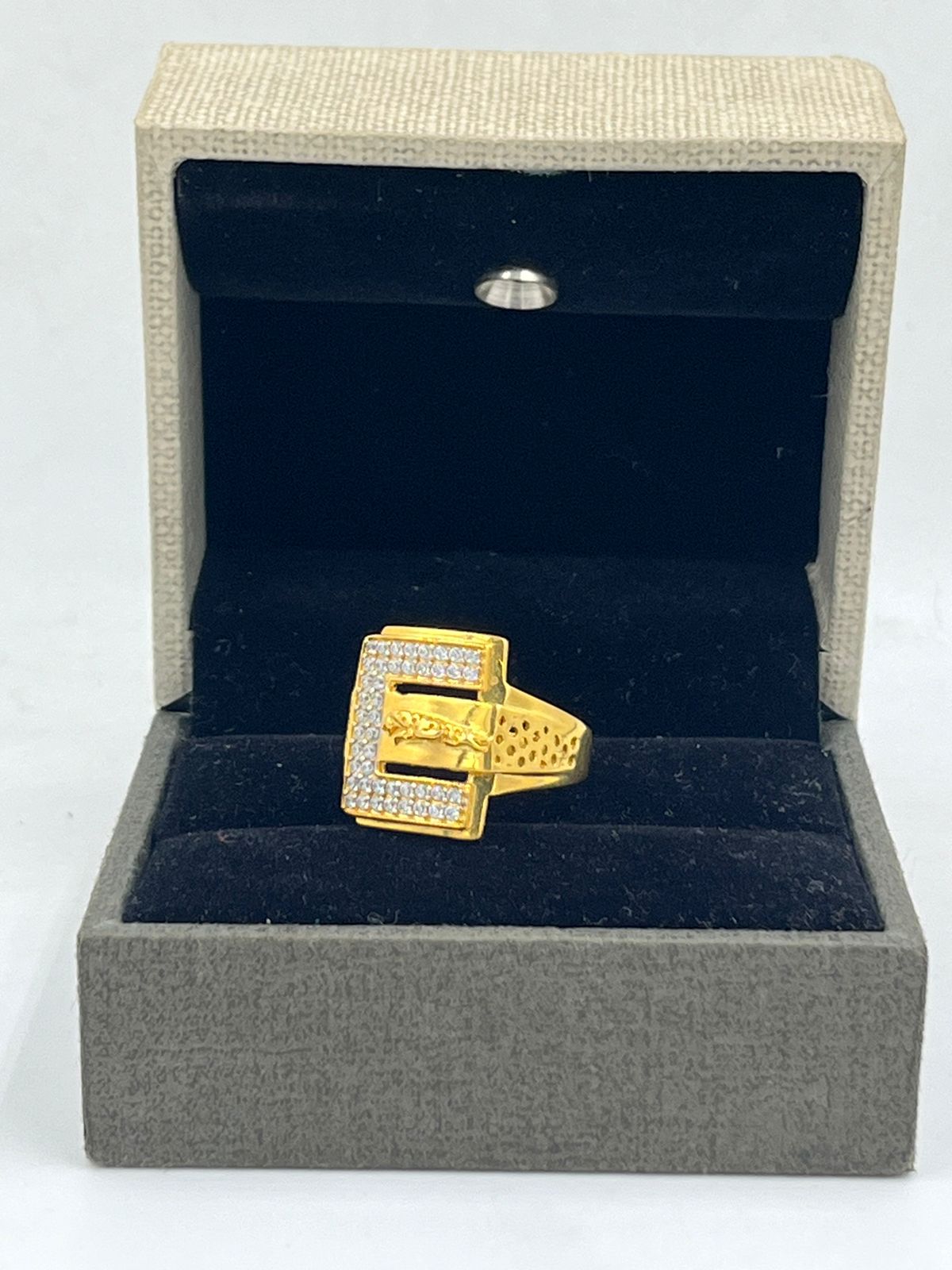 1 GRAM GOLD JAGUAR RING FOR MEN DESIGN A-586