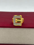 1 GRAM GOLD JAGUAR RING FOR MEN DESIGN A-586