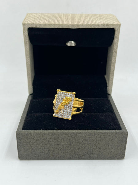 1 Gram Gold Plated Jaguar Latest Design High-quality Ring For Men - Style  B467, सोने का पानी चढ़ी हुई अंगूठी - Soni Fashion, Rajkot | ID:  2852693608833