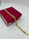 1 GRAM GOLD NAWABI BISCUITS BRACELET FOR MEN DESIGN A-213