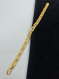 1 GRAM GOLD NAWABI BISCUITS BRACELET FOR MEN DESIGN A-213
