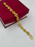 1 GRAM GOLD KOHLI BRACELET FOR MEN DESIGN A-219