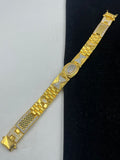 1 GRAM GOLD DIAMOND BRACELET FOR MEN DESIGN A-229
