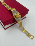 1 GRAM GOLD LION BRACELET FOR MEN DESIGN A-233
