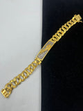 1 GRAM GOLD JAGUAR BRACELET FOR MEN DESIGN A-235