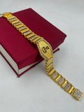 1 GRAM GOLD GOGA MAHARAJ BRACELET FOR MEN DESIGN A-236