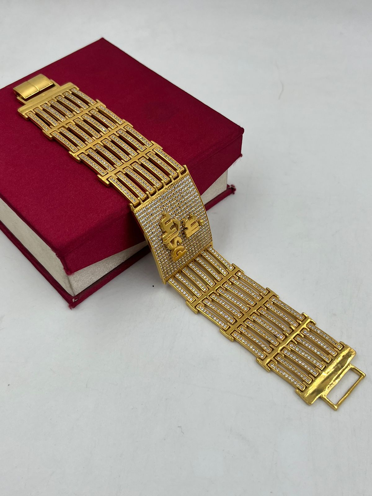 Bulova Men's Futuro Diamond-Accent Gold-Tone Stainless Steel Bracelet Watch  30x45mm - Macy's