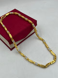 1 GRAM GOLD DIAMOND CHAIN FOR MEN DESIGN A-382