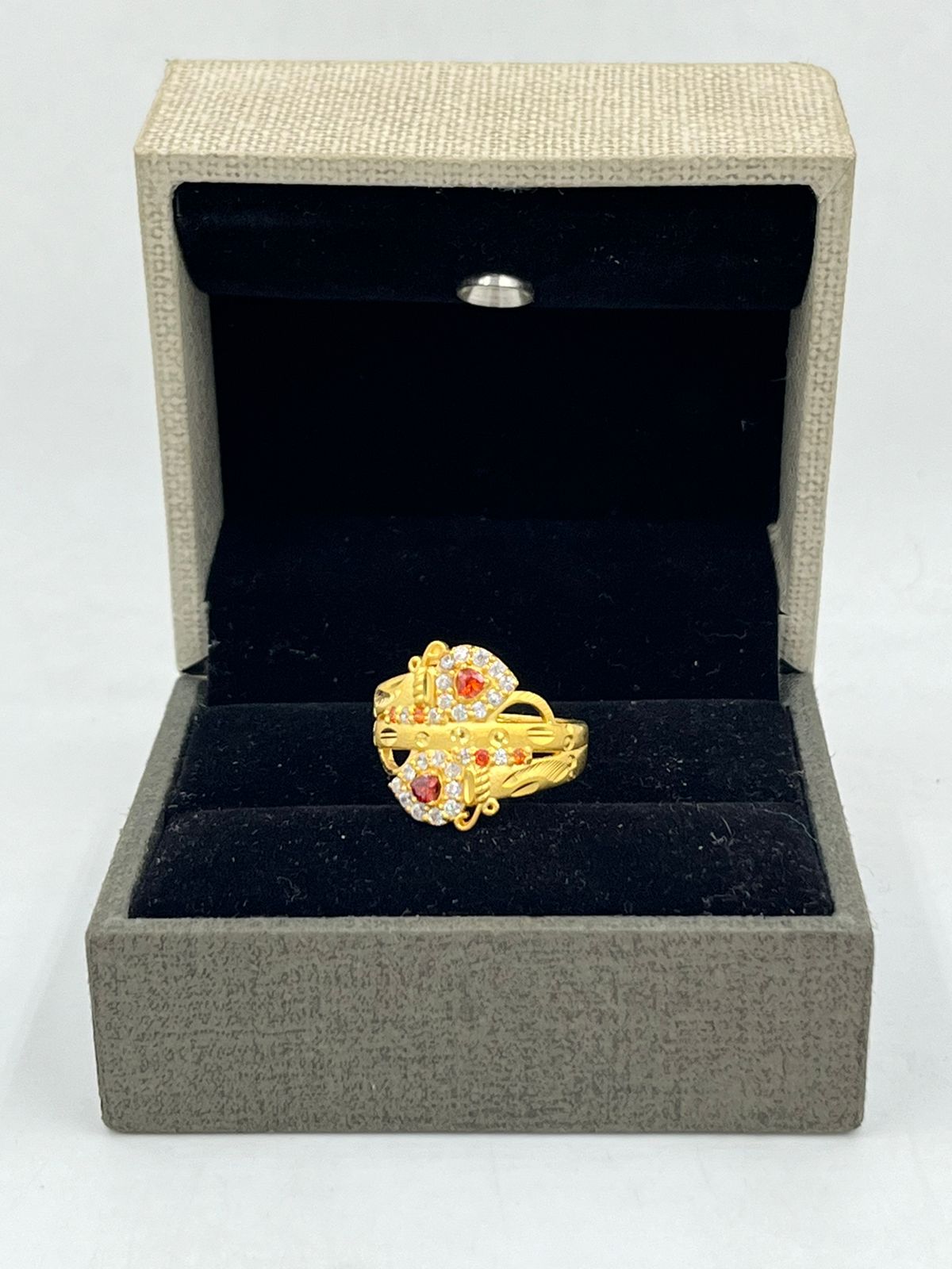 1 GRAM GOLD LADIES RING FOR WOMEN DESIGN A-9