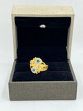 1 GRAM GOLD LADIES RING FOR WOMEN DESIGN A-12