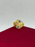 1 GRAM GOLD LADIES RING FOR WOMEN DESIGN A-12