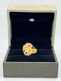 1 GRAM GOLD LADIES RING FOR WOMEN DESIGN A-13