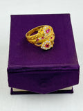 1 GRAM GOLD LADIES RING FOR WOMEN DESIGN A-13
