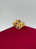 1 GRAM GOLD LADIES RING FOR WOMEN DESIGN A-15