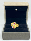 1 GRAM GOLD LADIES RING FOR WOMEN DESIGN A-17