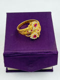 1 GRAM GOLD LADIES RING FOR WOMEN DESIGN A-17