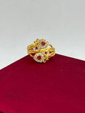 1 GRAM GOLD LADIES RING FOR WOMEN DESIGN A-19