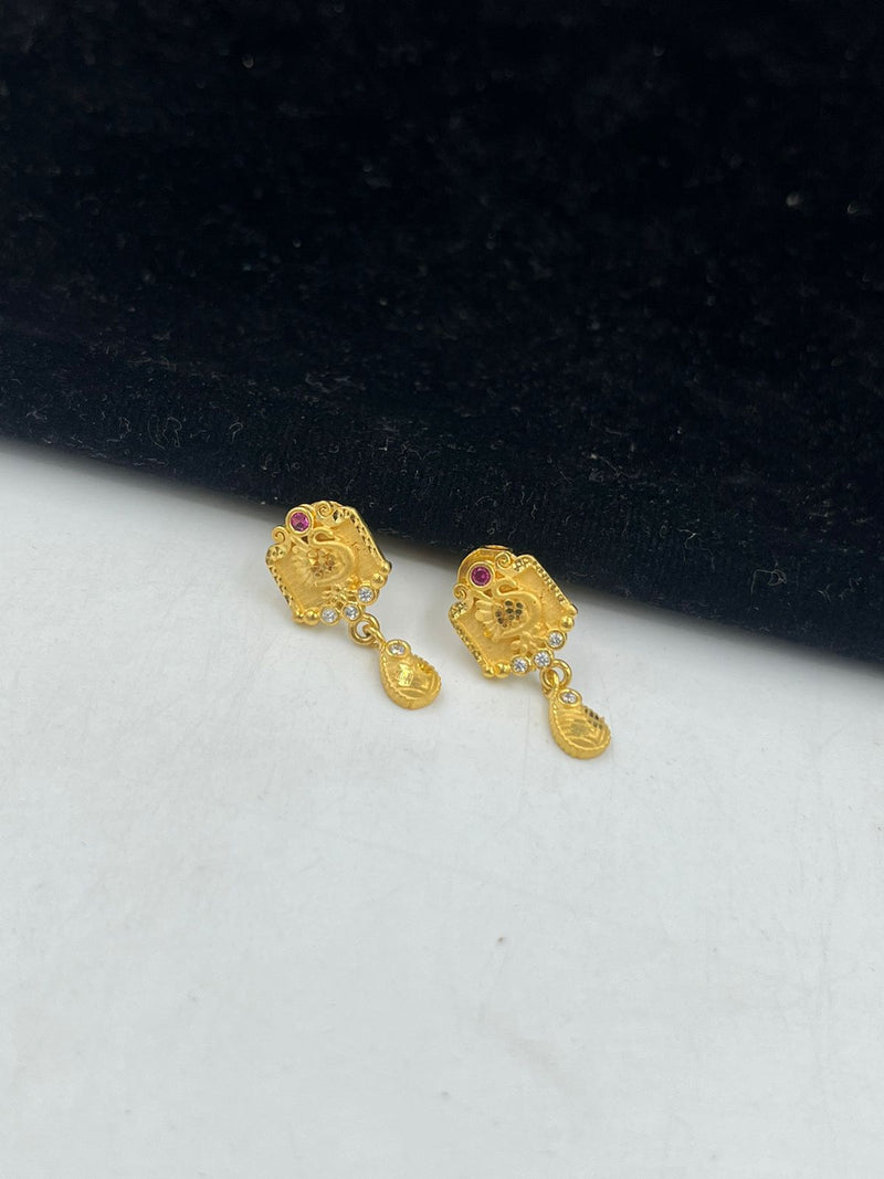 1 GRAM GOLD LADIES EARING FOR WOMEN DESIGN A-16