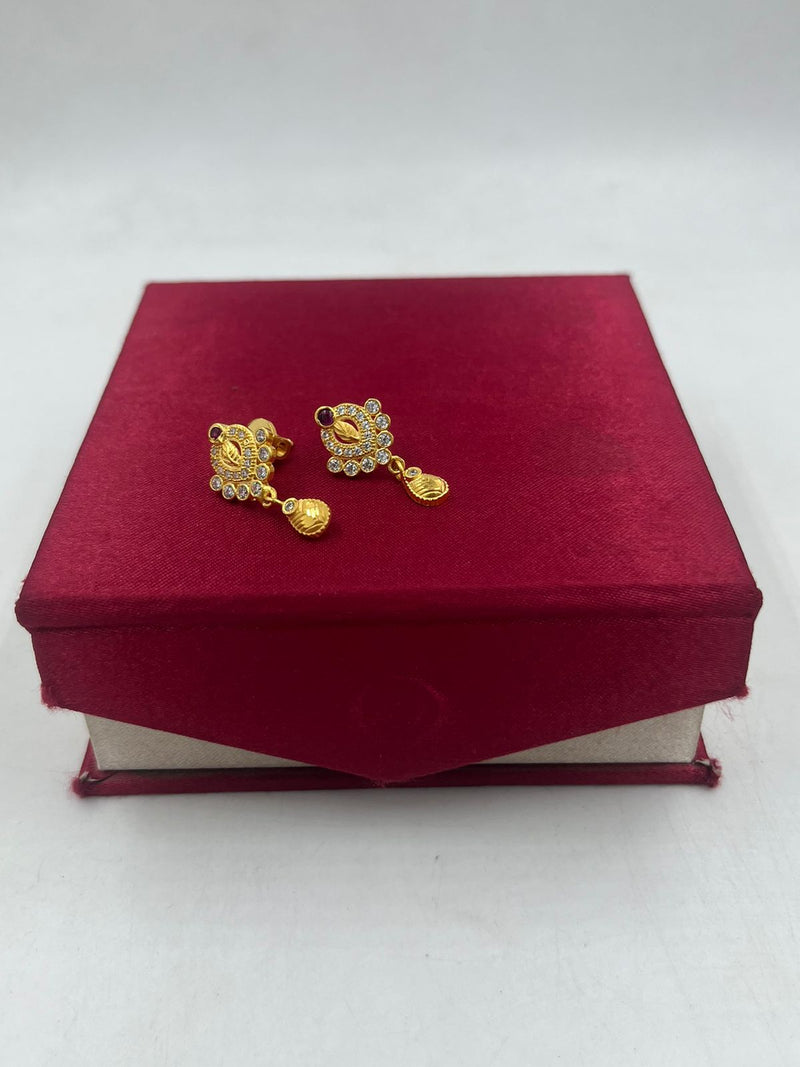1 GRAM GOLD LADIES EARING FOR WOMEN DESIGN A-4
